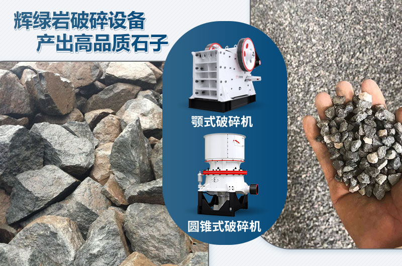 輝綠巖破碎可用的破碎機有哪些？價格多少？