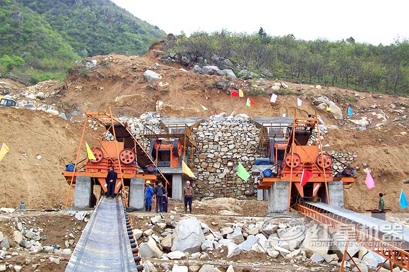 廢棄混凝土再生石子線多少錢(qián)一套？鋪路石子一立方價(jià)格多少？